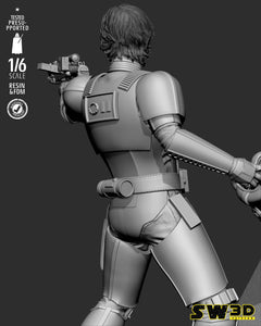 SW3D - Luke Stormtrooper Sculpture