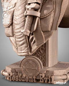 Wicked - Chris Redfield Portrait Bust