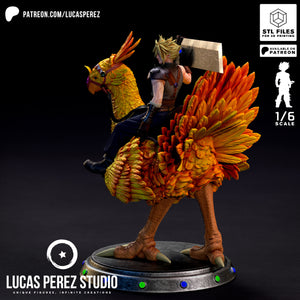 Lucas Perez Studio – Cloud Strife — 3D print model STL