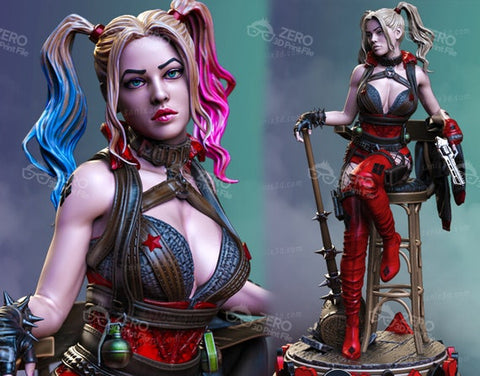Harley Quinn Sexy girl 3D Prints STL File