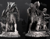 Wicked  Predator and Naru  Statue and Bust 3D Prints STL File