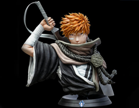 Ichigo Kurosaki Bleach Bust 3D Print - STL file