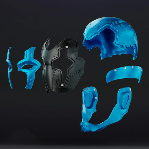 Updated Blue Beetle Helmet 3D Print - STL file