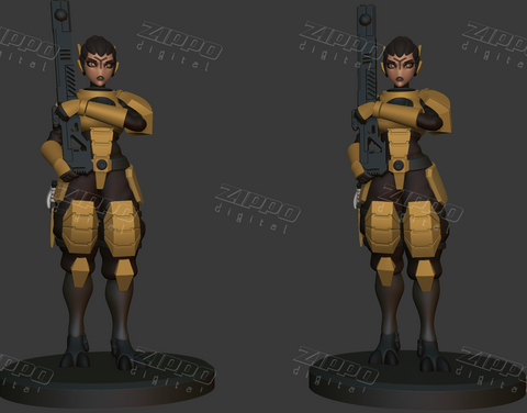 Greater Good Anime Figurine Based On Robot Jones Concept November 2021 3D Print - STL file