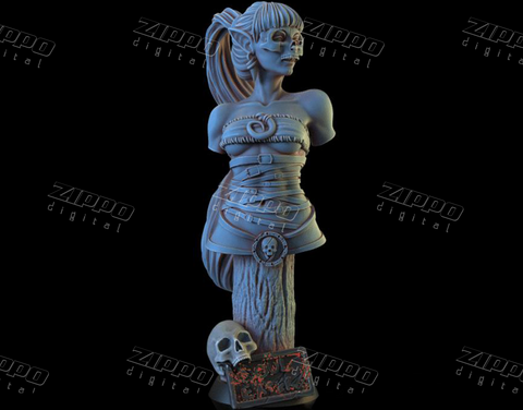 Laverra Bust 3D Print - STL file