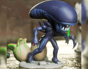Xenomorph Chibi 3D Prints STL File