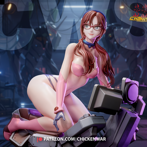 CW Studio - Evangelion - Mari Makinami 3D Print - STL file - 3D Print STL File for Resin Printer
