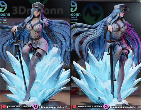 3Dmoonn - Akame ga Kill - Esdeath