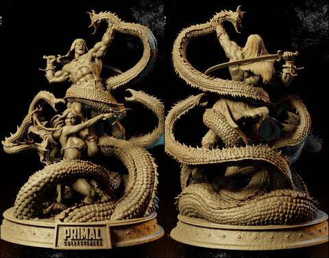 Primal Collectibles The Barbarian Diorama