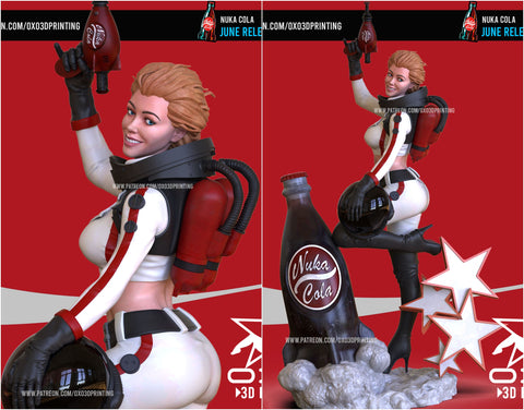 OXO3D Figures Nuka Cola Renders