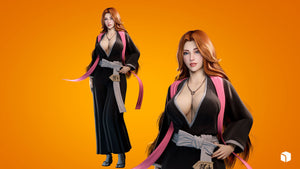 Rangiku Matsumoto - Bleach Game Ready - Low Poly Low-poly 3D model