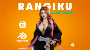 Rangiku Matsumoto - Bleach Game Ready - Low Poly Low-poly 3D model