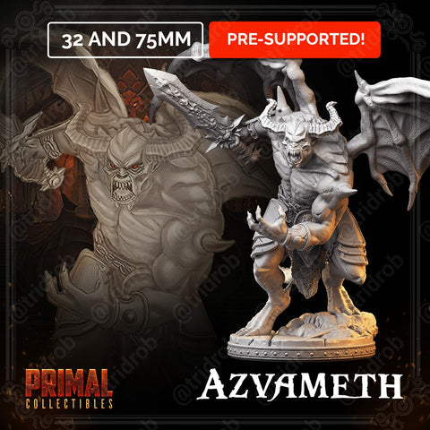 PRIMAL Collectibles - Master of dungeos. Quest pack - Azvameth gargoyle