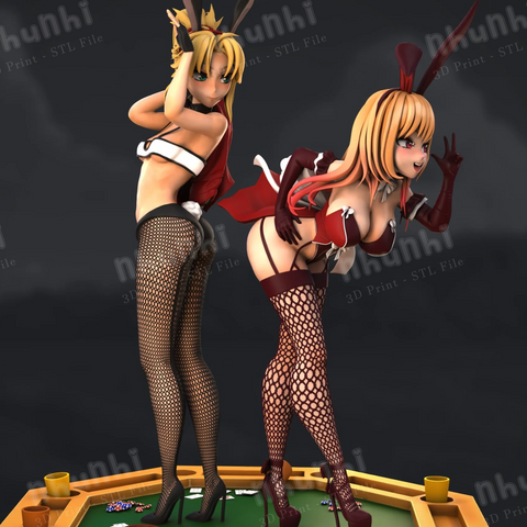 Azerama - Bunny Girls, Marin and Mordred
