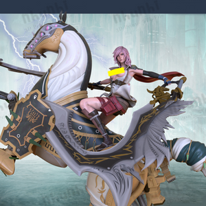 OXO3D - Lightning and Odin - Final Fantasy SFW NSFW