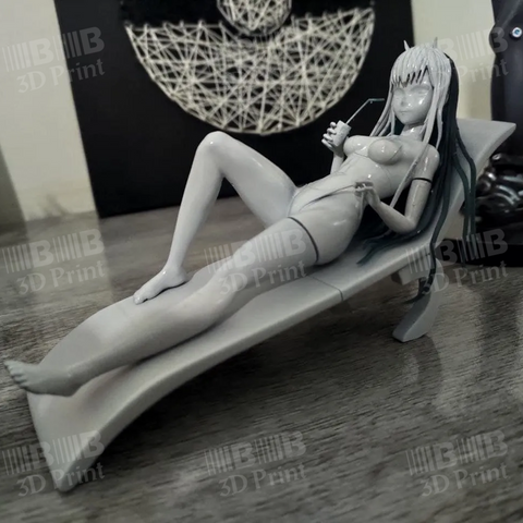 Zero Two in the Beach 3D Prints STL File